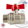 tecuro Ball Valve, Internal x External Thread G 1 Inch