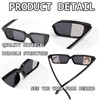 Rear View Mirror Sunglasses Anti Track See Behind You Sunglasses