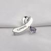 CENWA Epilepsy Disease Purple Ribbon Brooch Pin Epilepsy Awareness Gift