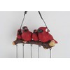 Gardenvy Cardinal Bird Wind Chime, Red Bird Bell Wind Chimes