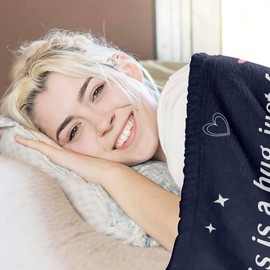 Girlfriend Gift, Get Well Soon Gifts for Women Men, Thinking of You Gifts, Cheer up Gifts for Women, Long Distance Relationship Gifts, Gifts for Girlfriend, Inspirational Gifts Blanket 150X130CM