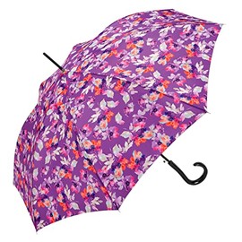 Pierre Cardin Umbrella Women's Automatic Flower Motif, Purple