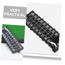 Totority Portable Golf Score Counter Durable Golfing Stroke Keeper Lightweight Compact Design for Easy Carrying for Outdoor Sports Golf Games