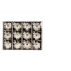 Geschenkestadl 24 Weihnachtskugel Glas Silber glänzend Schneeflocke Lametta Christbaumschmuck Ø