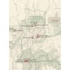 58 Colorado 14ers Map 18x24 Poster (Tan)