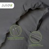 Julido Jersey Bedding Set and Pillowcase, 100% Cotton (Oeko-Tex). 2-Piece