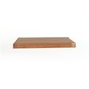 AquaTeak 18" Moa Teak Floating Wall Shelf