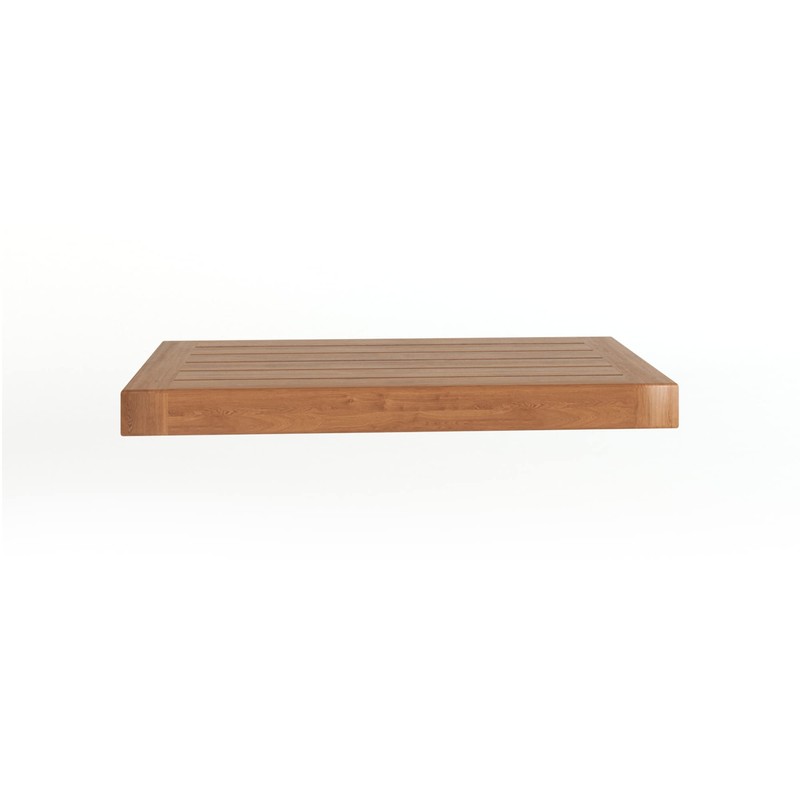 AquaTeak 18" Moa Teak Floating Wall Shelf