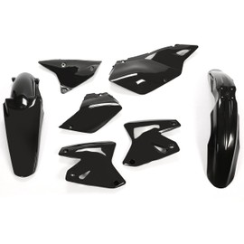 Kojem Plastic Kit Compatible with Suzuki DRZ400 DRZ400E DRZ400ES All Years Graphics Kit Fender Mudguard Side Panel Radiator Shrouds Whole Bodywork Fairing Set (Total 7 Pcs)