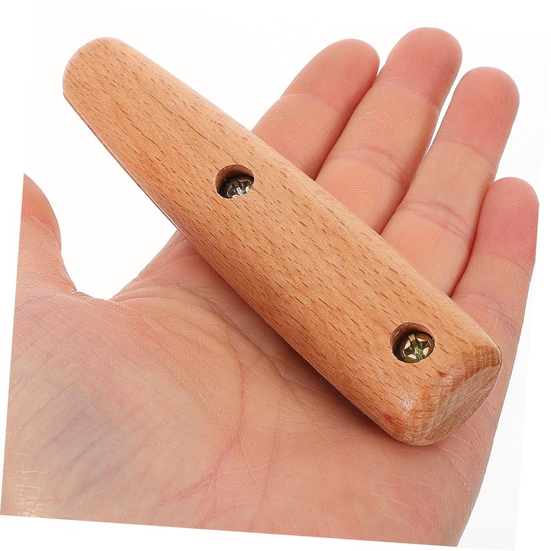 Ciieeo 1 Set Wooden Turner Handle Replacement Scalding Design for