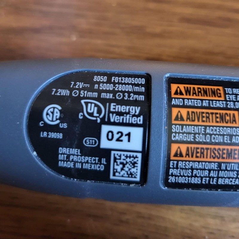 Battery Pack for Dremel 8050 Stylus Cordless Drill 7.2V 8050