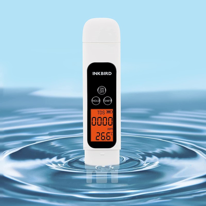 Inkbird ITDS-01 TDS Meter, Water Quality Measurement, EC Meter, Water