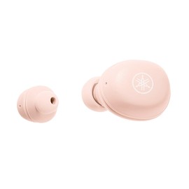 Yamaha TW-E3A Bluetooth Earphones - True wireless earphones, 6 hours playback time on one charge, waterproof (IPX5 certification), with wireless charging case, pink