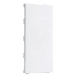 TayMac A00W Allure Nonmetallic Wallplate with Blank Insert, White