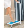 Bath Step with Handle- Step Stool with Handrail Nonslip Bath