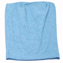 Edge City Neck Warmer, Organic Cotton, Women's, Men's, Scarf, UV Protection, UV Protection, Made in Japan (17/NVY2 ※Sax x White), 17/NVY2 *Sax x White