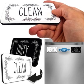 Thick Dishwasher Magnet Clean Dirty Sign That Will Never Fall - Magnetic Dirty/Clean Indicator | Thicker & Stronger (Upgraded Magnets) | Doesn’t Peel | 4.5 * 2.5 Inches - Classic Decorative
