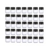 ELFENSTALL 100PCS 1ML 1/4 Dram Mini Clear Glass Essential Oils