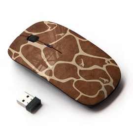 KawaiiMouse [ Optical 2.4G Wireless Mouse ] Giraffe Pattern
