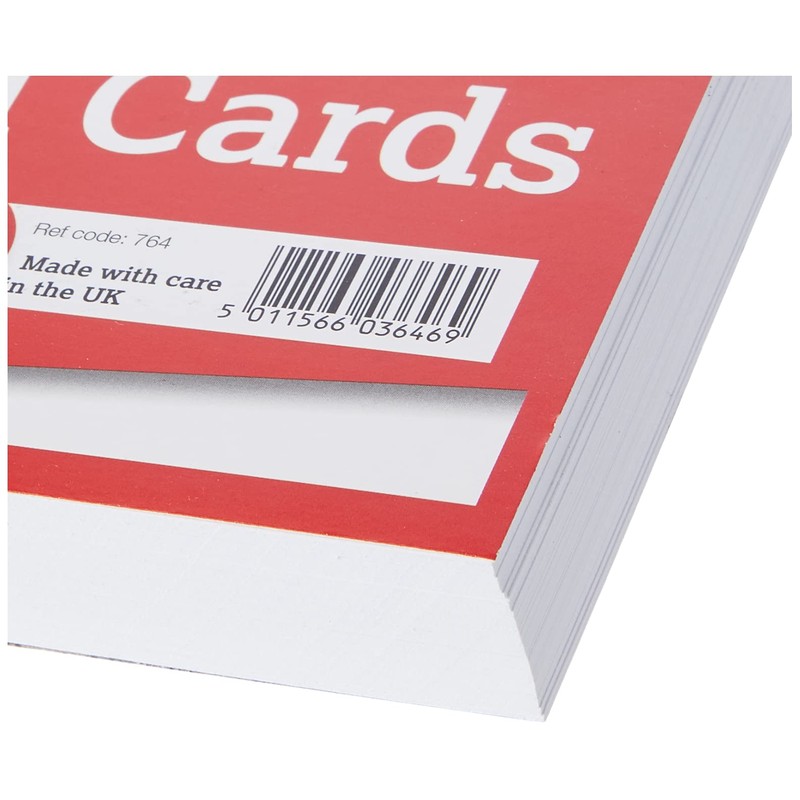 Silvine Record Cards 152x102 mm Plain Pack of 100 -
