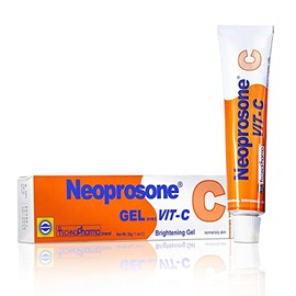 NEOPROSONE Crema de Vitamina C en Gel Tratamiento Despigmentante Aclarante Antimanchas con Vitamina C y Alfa Arbutina Cuidado de la Piel 30 ML
