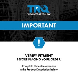 TRQ Engine Torque Strut Mount Compatible with 10-12 Ford Fusion 10-11 Mercury Milan