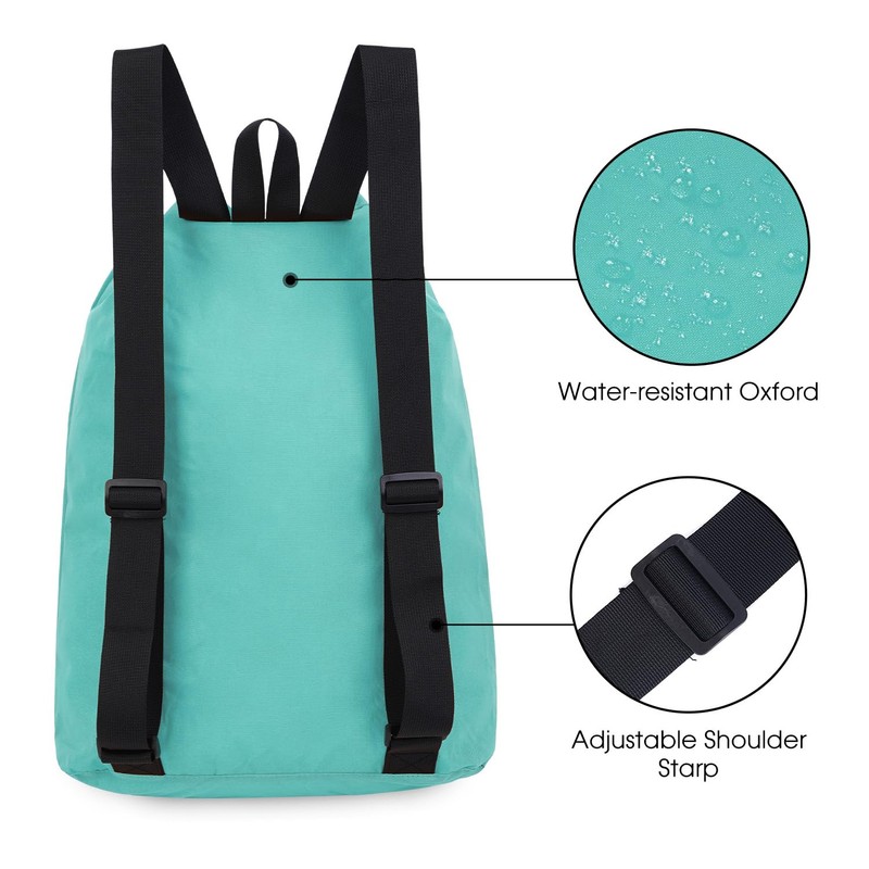 WANDF Swim Bag Mesh Drawstring Backpack Beach Backpack for Swimming,