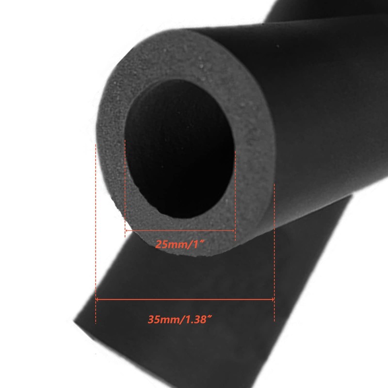 Foam Tubing for Handle Grip Support, Slit Pipe Insulation Lagging