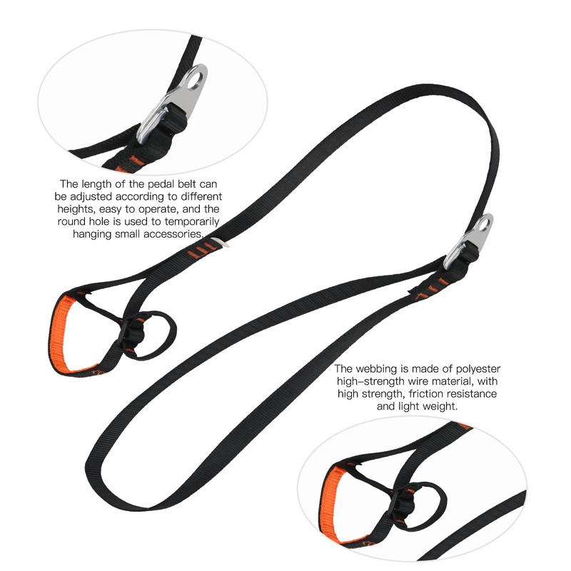 Mountaineering Ascending Pedal Belt Rock Climbing Riser Rope Equipment Outdoor