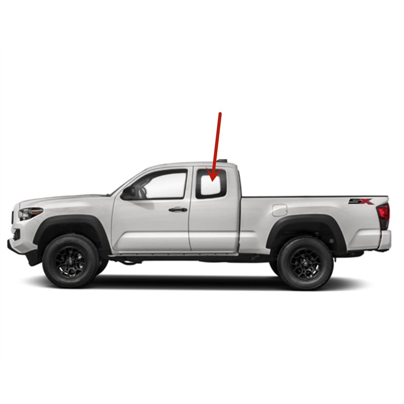 Clear Driver Left Side Quarter Window Quarter Glass Compatible with