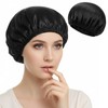 Sibba Shower Cap Elastic Shower Bonnet Caps Bath Hair Wrap
