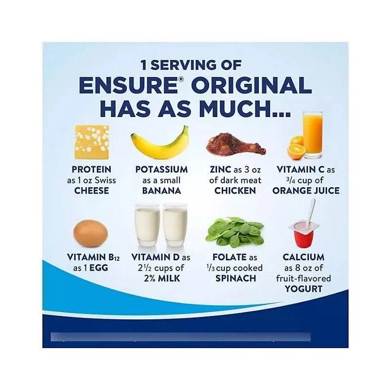 Ensure Original Sabor Vainilla 12-botellas 237ml Importado