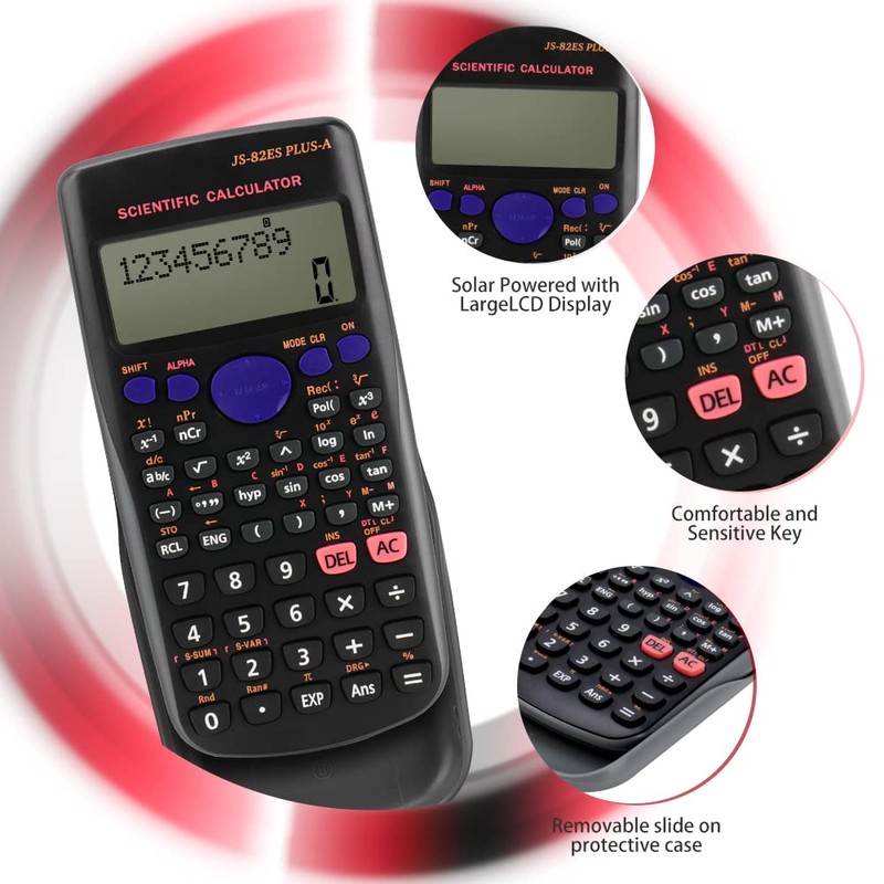Scientific Calculator, Electronic Calculator 240 Functions 2-Line Engineering Scientific Calculator