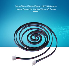 Yoidesu 3D Printer Stepper Motors Cables Wire HX2.54 4pin-6pin White Dual-Terminal Motor Connector Cables(500~1500MM)(1000mm)