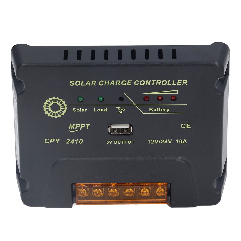 Solar Charge Controller 12V 24V Automatic Adaptation 10A MPPT Solar