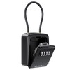 ORIA Key Lock Box, 4 Digit Combination Lock Box, Key