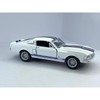 KiNSMART 1967 Ford Shelby Mustang GT500 White 1:38 Scale 5