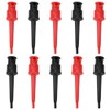 10pcs Multímetro de prueba Cable de gancho Cable de prueba