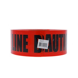 IDEAL Electrical 42-101 Non-Detectable Underground Caution Buried Electric Line Below Tape, 3 in. x 1, 000 ft., Red
