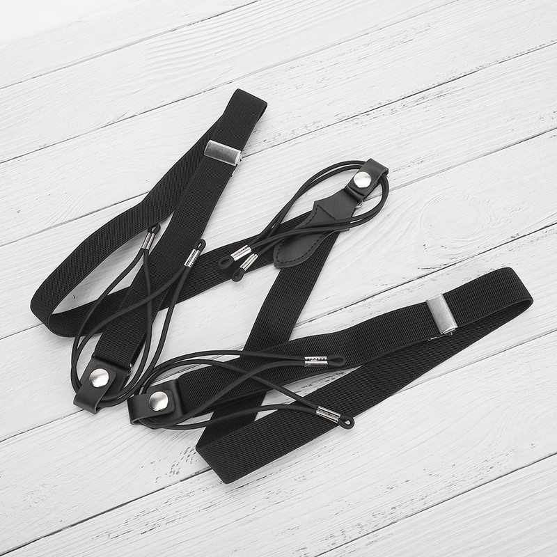 Y shaped Suspenders High Elastic British Gentleman Style Retro Retractable