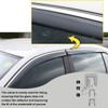 Rakiuty Wind Deflector Clips, Wind/Rain Deflector Fitting Clips, 10 Pieces
