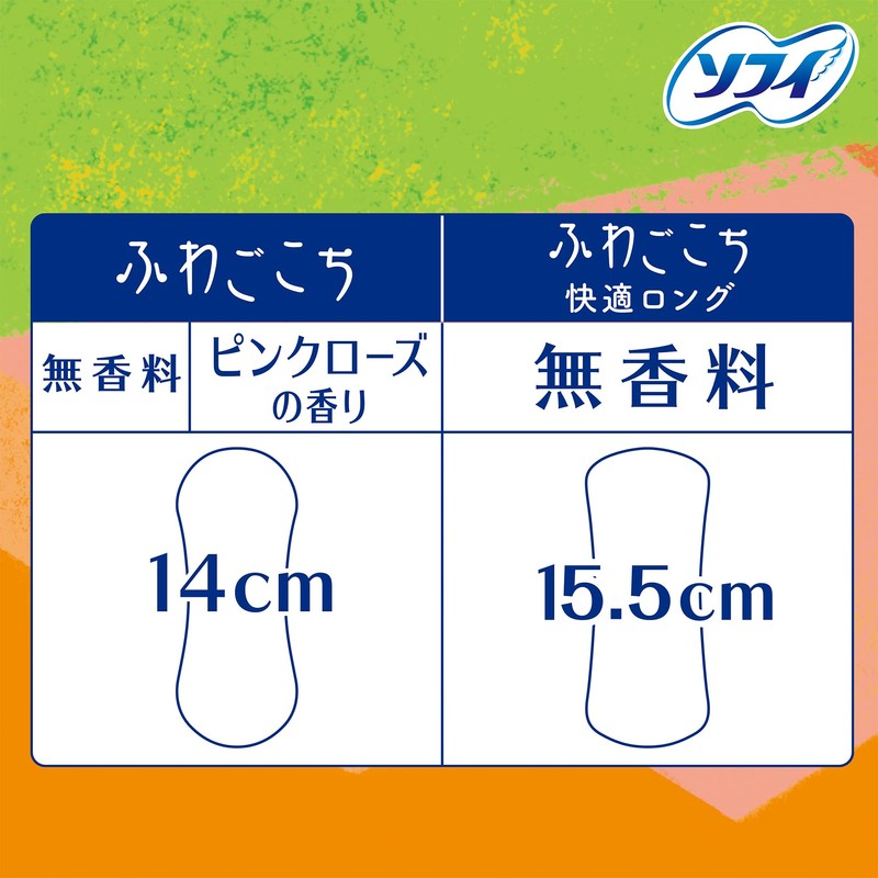 Sofy Fluffy Comfortable Long, Unscented, Pack of 56