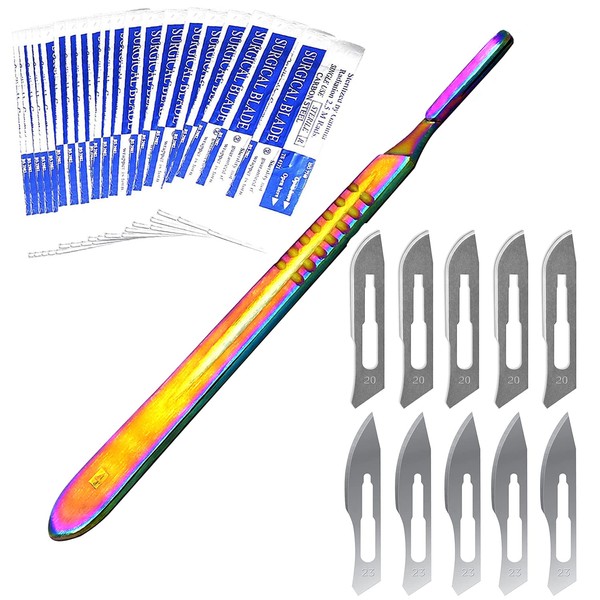 AAProTools Multi Titanium Rainbow 1 Stainless Steel Scalpel Knife Handle