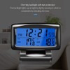 Car Temperature Dashboard Clock,Car Digital Clock Alarm Thermometer LED Clocks