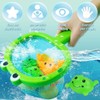 Satiskid Baby Bath Toy, Fishing Net Set with 3 Frogs