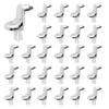 24 Pcs Shelf Supports Pegs Pin Bracket 5mm Stud Bookcase
