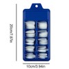 Amni Natural Look False Nail Tips 10 Sizes Matte Full