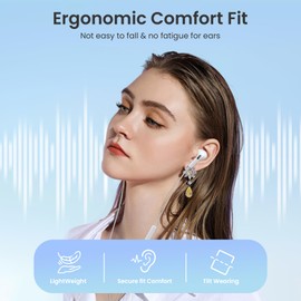 Zyrisis Wired Earbuds with Mic,Noise Cancelling Ear Buds with Volume Controller,in-Ear Headphones for School,Plug in Earbuds Wired 3.5 mm Jack,Gaming Earbuds Powerful Treble & Clear Bass(Off White)