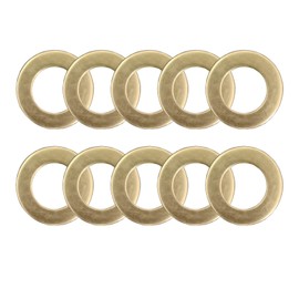 10PCS Saw Blade Bushings - 5/8" to 3/8"(9.5mm) Brass Ring Adapter Thickness of 1.0mm by ANTENGDATOOL