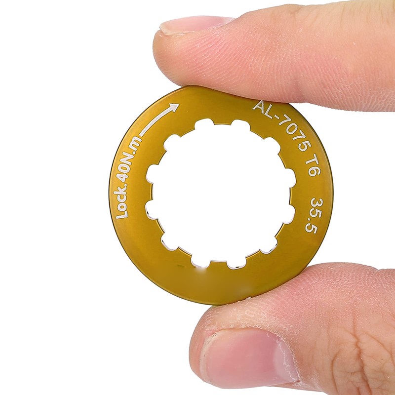VGEBY1 Cassette Lock Ring, Bicycle Flywheel Cassette Lock Ring, Bicycle
